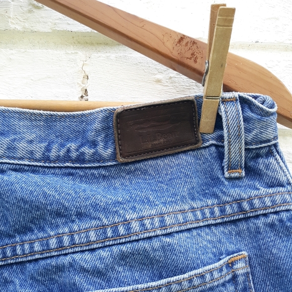 Vintage L.L. Bean Fleece Lined Jeans 14 M/T - Picture 10 of 10